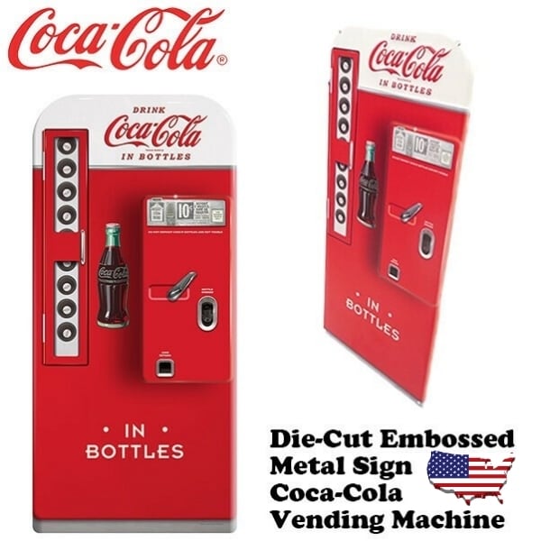 コカ・コーラ （Sends thirst Coca-Cola）アメリカンブリキ看板 | PAY ID