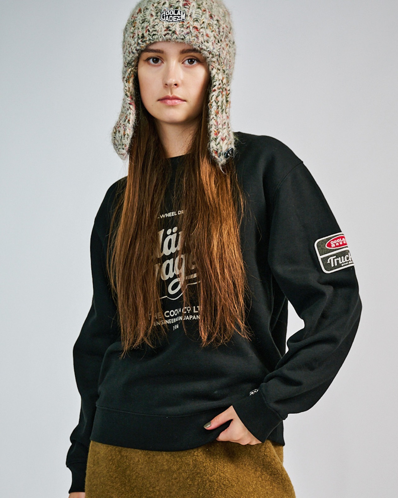 CL-WaveプリントベーシックTOPS (GRAY)　CQ-49071