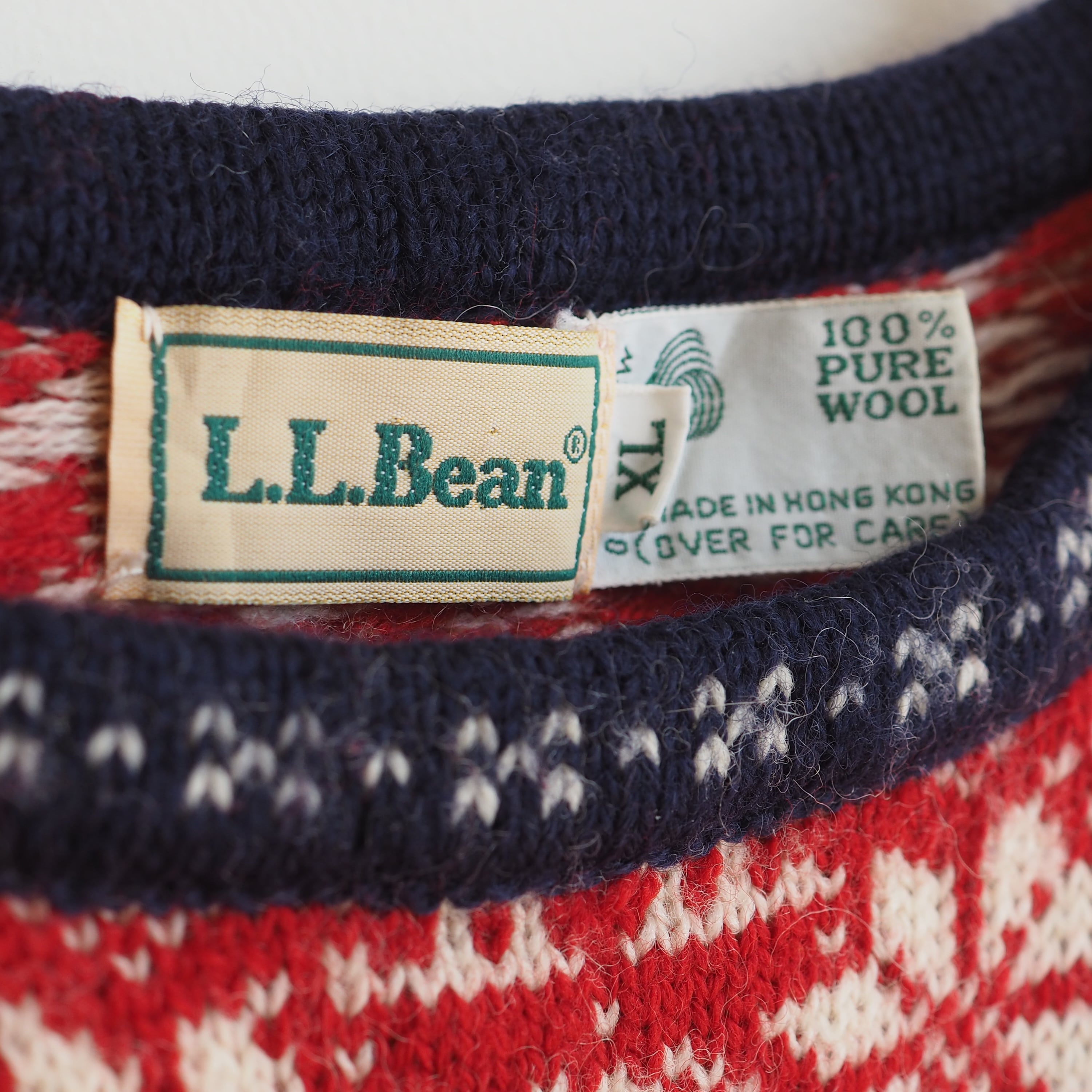 L.L.Beanノルディック柄セーター | BUBBLE