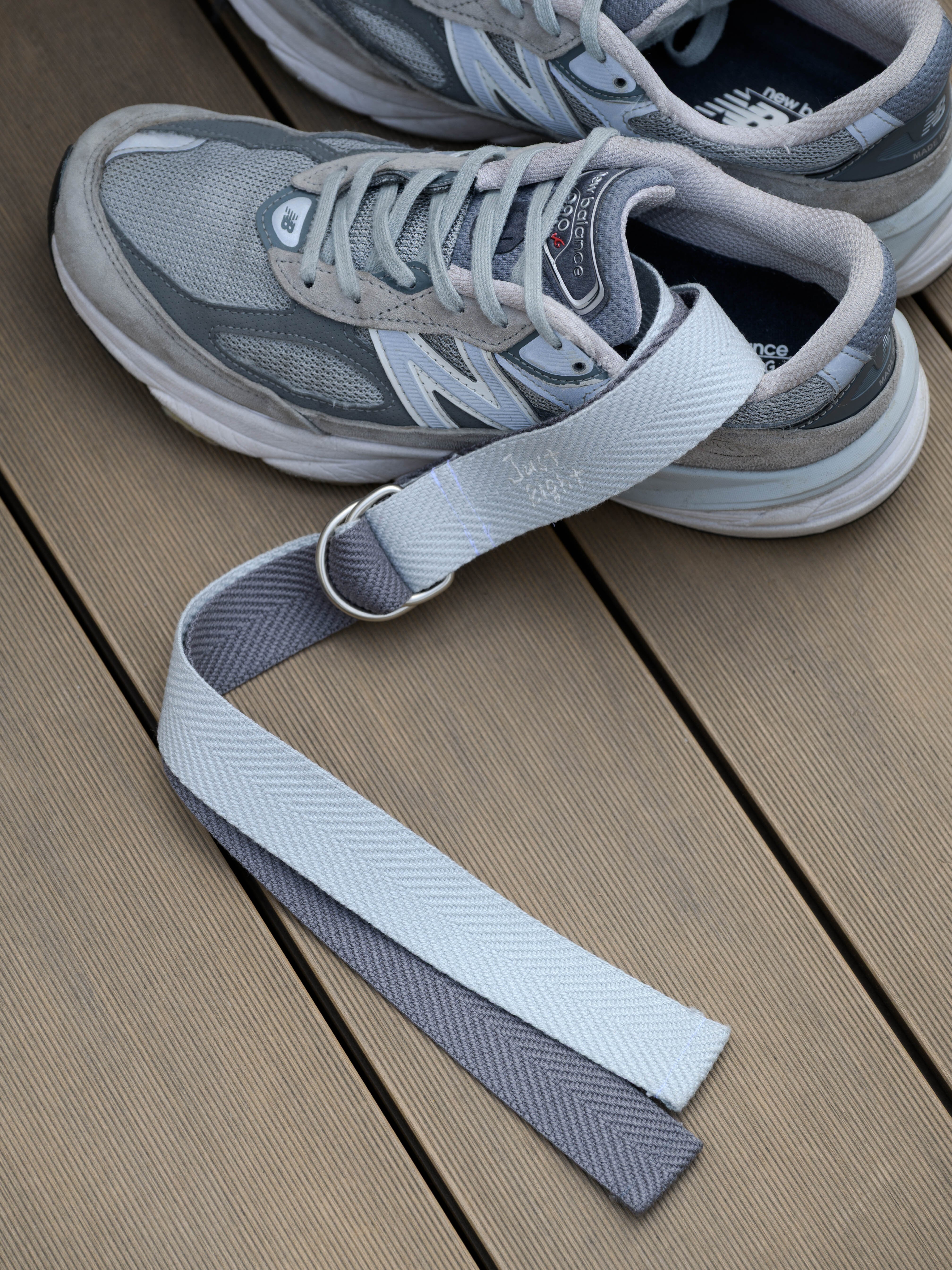 Just Right “Two-Tone D-Ring Belt” Grey | PAY ID