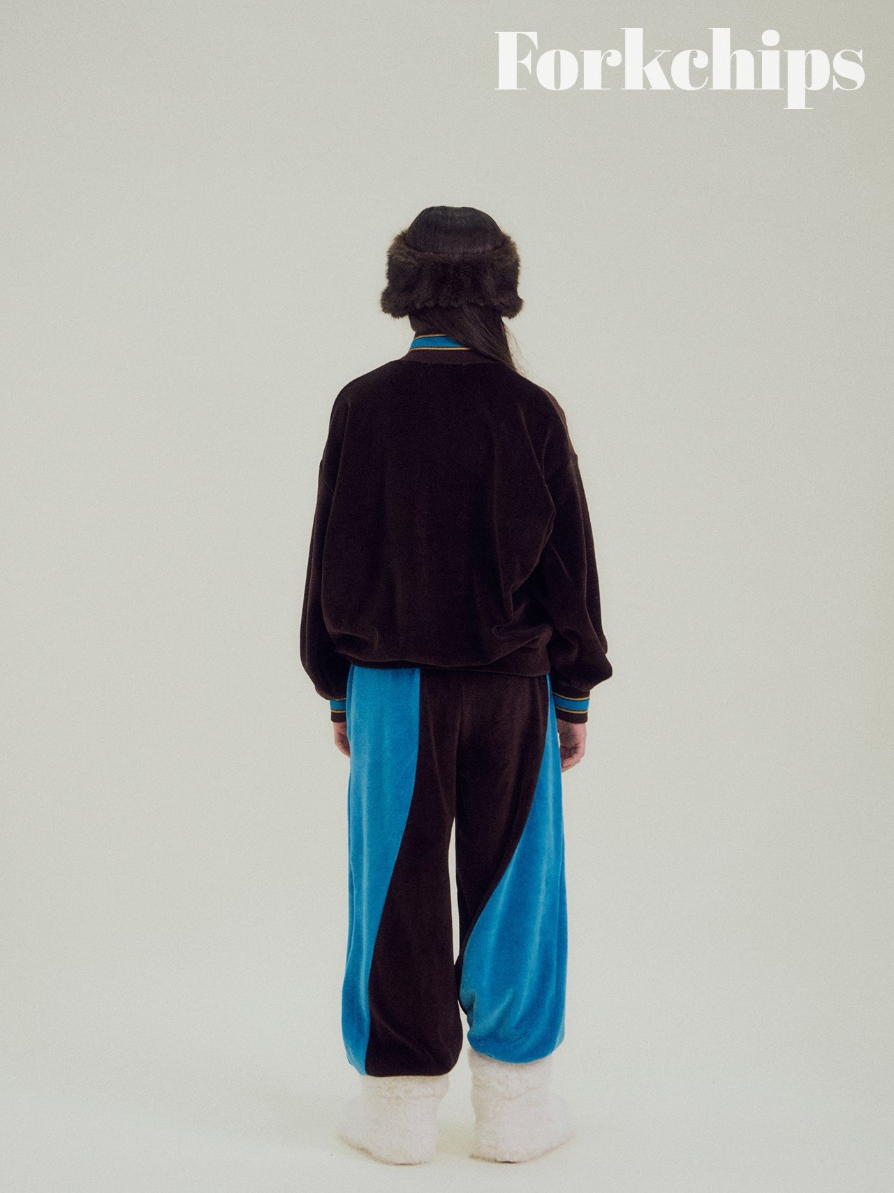 FORK CHIPS［取寄］wuble velour zipup jacket 26winter