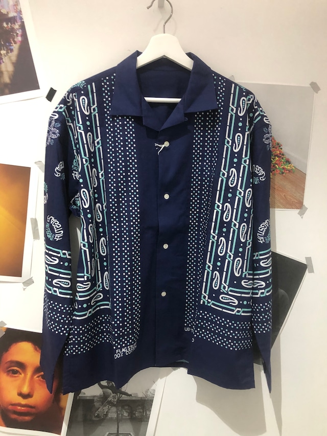 FLAGSTUFF :BANDANA L/S SHIRTS 21SS -FS-16