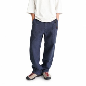Gramicci グラミチ HEMP RELAXED PANT ヘンプリラックスパンツ G6SM-P005 メンズ イージーパンツ ワイドパンツ ヘンプ コットン クライミングパンツ アウトドア DEEP BULE
