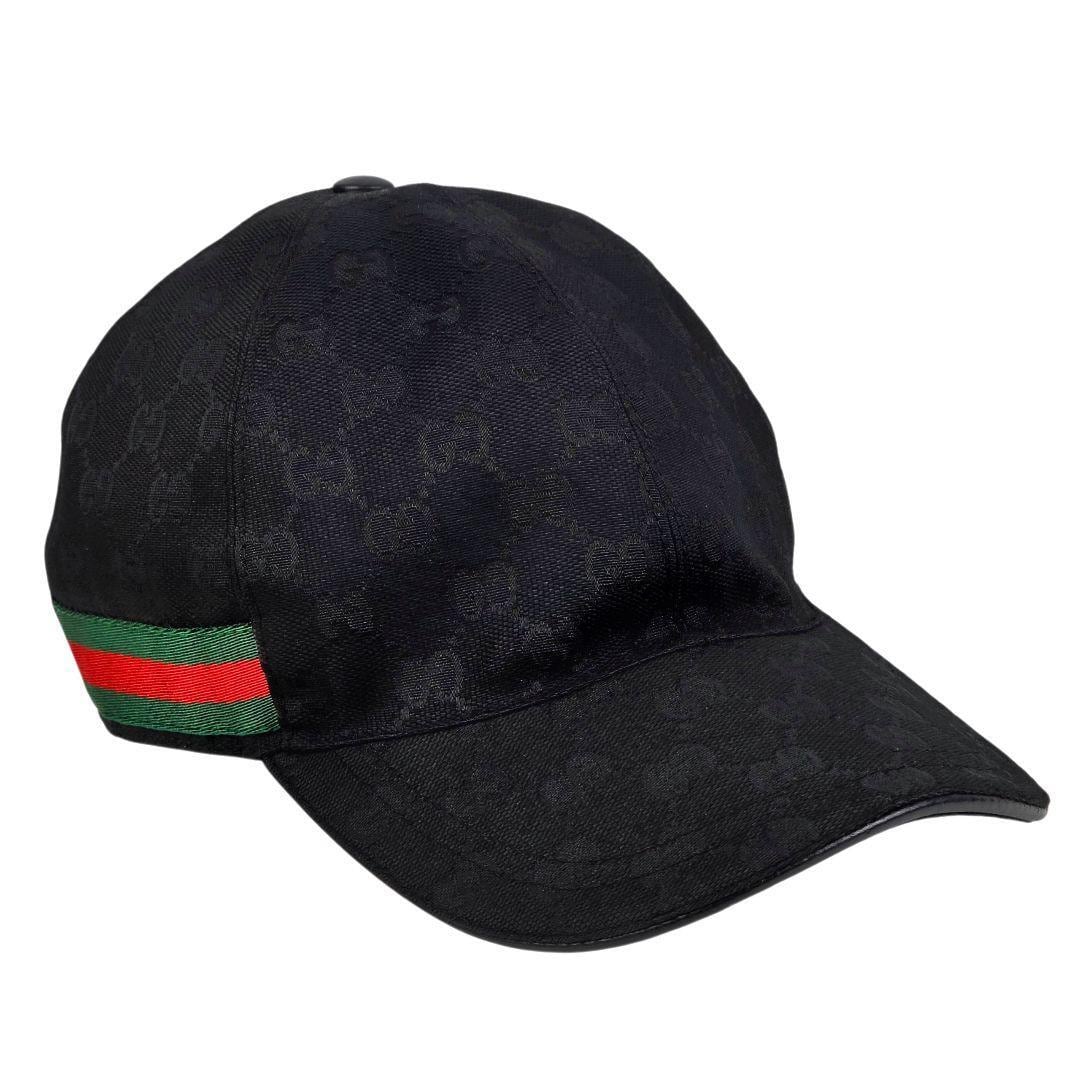 美品 グッチ GUCCI ウェブ ストライプ GGキャンバス ベースボール