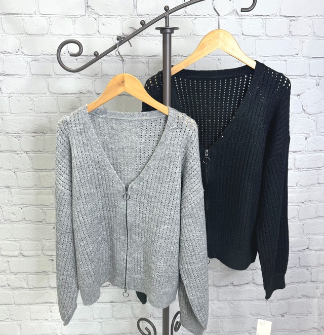 SALE！ayane アヤン　スパンコールカーディガン　895136