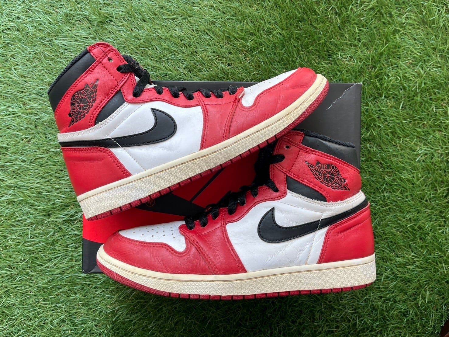 NIKE AIR JORDAN 1 RETRO HIGH OG CHICAGO 555088-101 27.5㎝ 88418 
