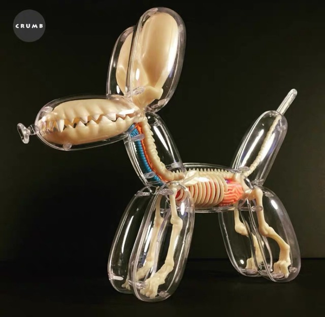 スケルトン バルーン ドッグ 犬 The Snazzy Pet Co