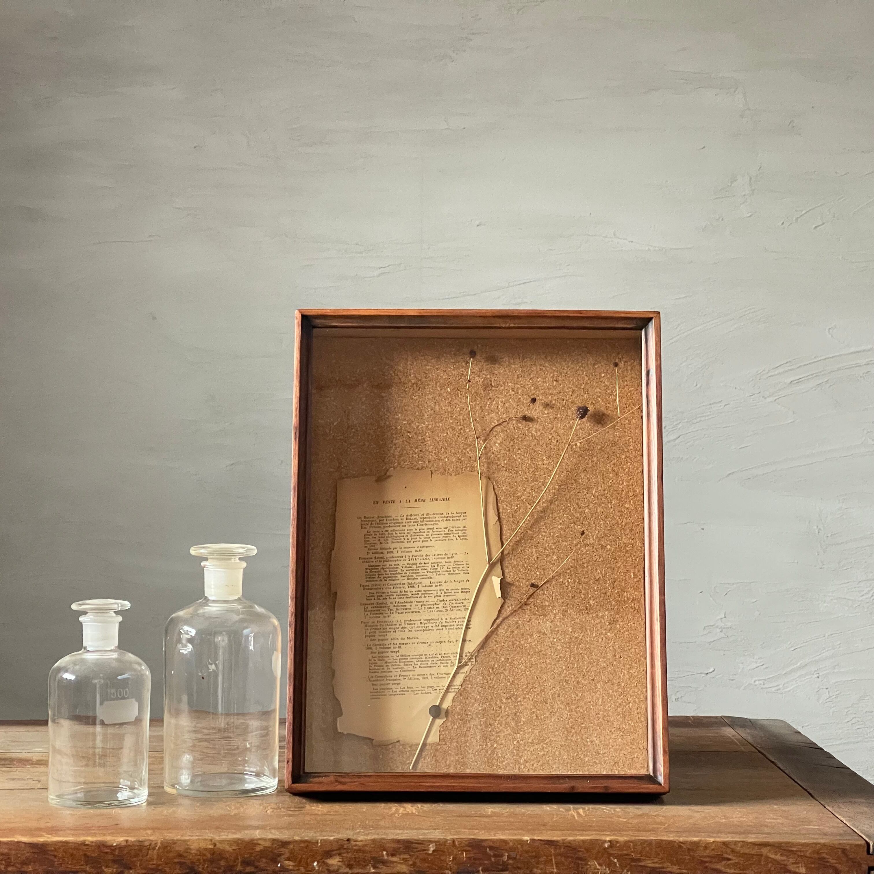 古いガラスケース