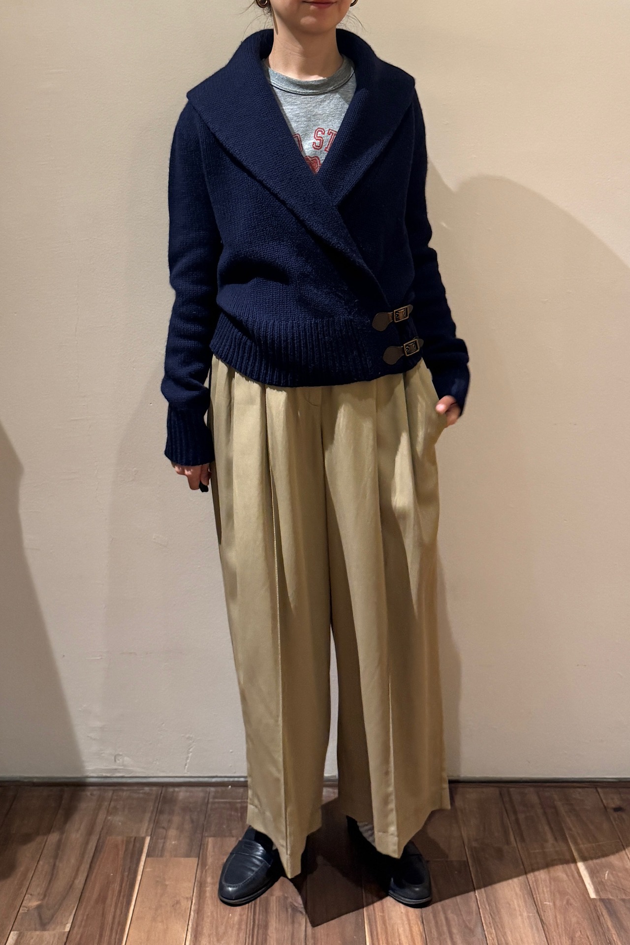 RALPH LAUREN ニットカシュクールカーディガン