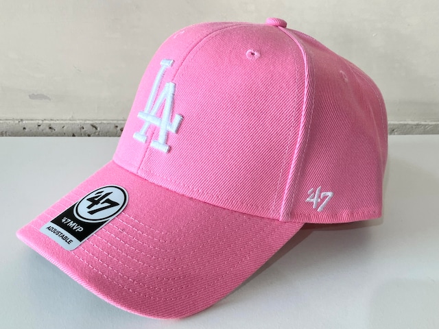47BRAND LOS ANGELES DODGERS MVP CAP (PINK)