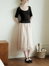 Épure Ballet U-Neck Top F0701