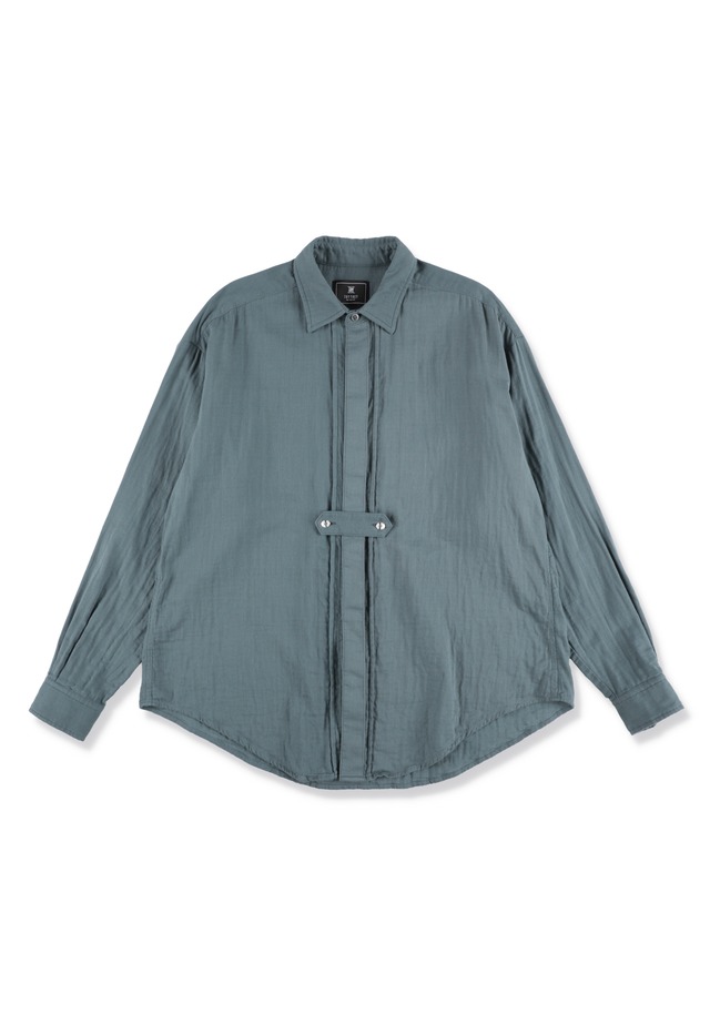 SILVER BUTTON CLASSIC SHIRTS ACID BLUE
