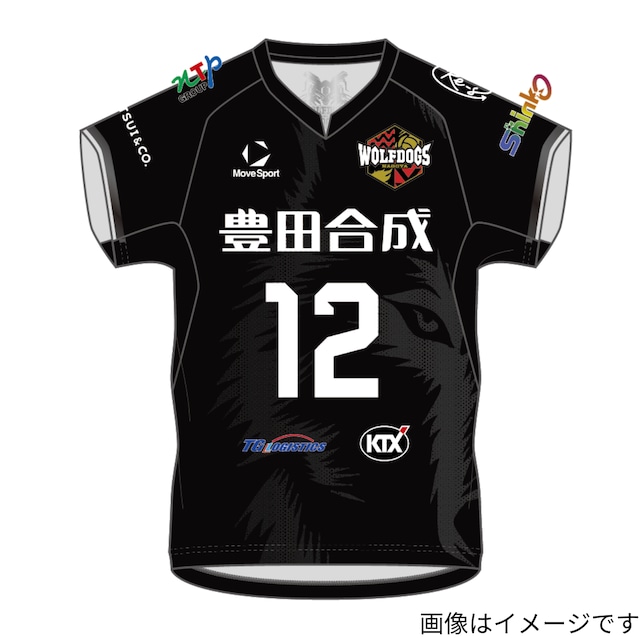 ウルフドッグス名古屋 永露元稀選手 オーセンティックユニフォーム赤 L 2025-26 オーセンティックユニフォーム【レッド】 | ウルフ