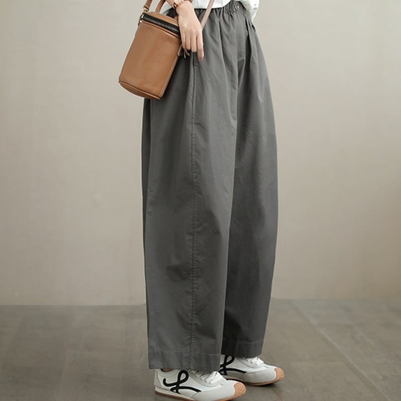 シンプルワイドレッグパンツ M1511