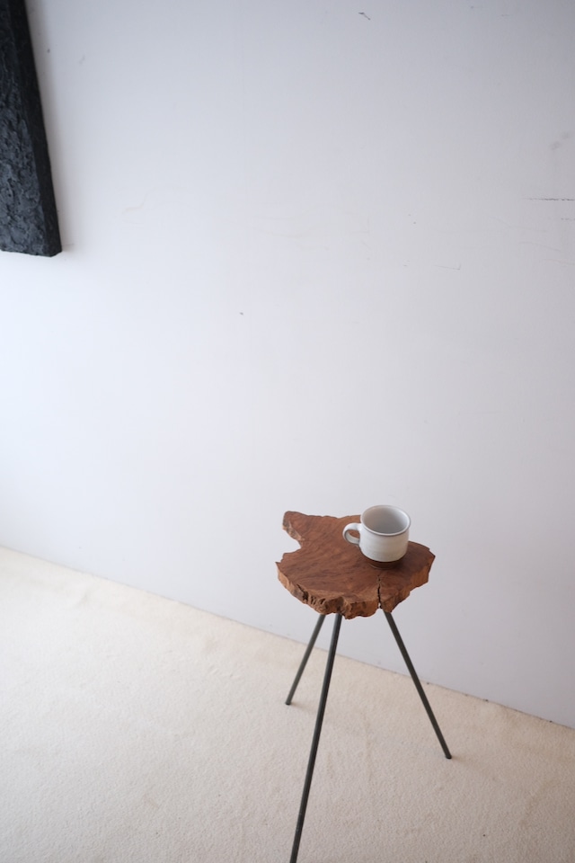 一枚板 Side table "欅" #007