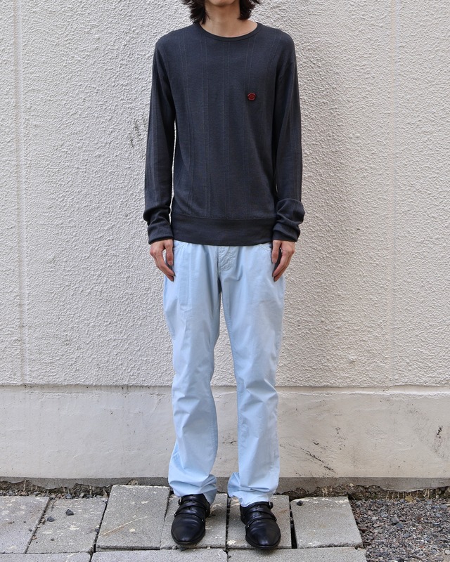 【VIKTOR&ROLF】grey logo design knit
