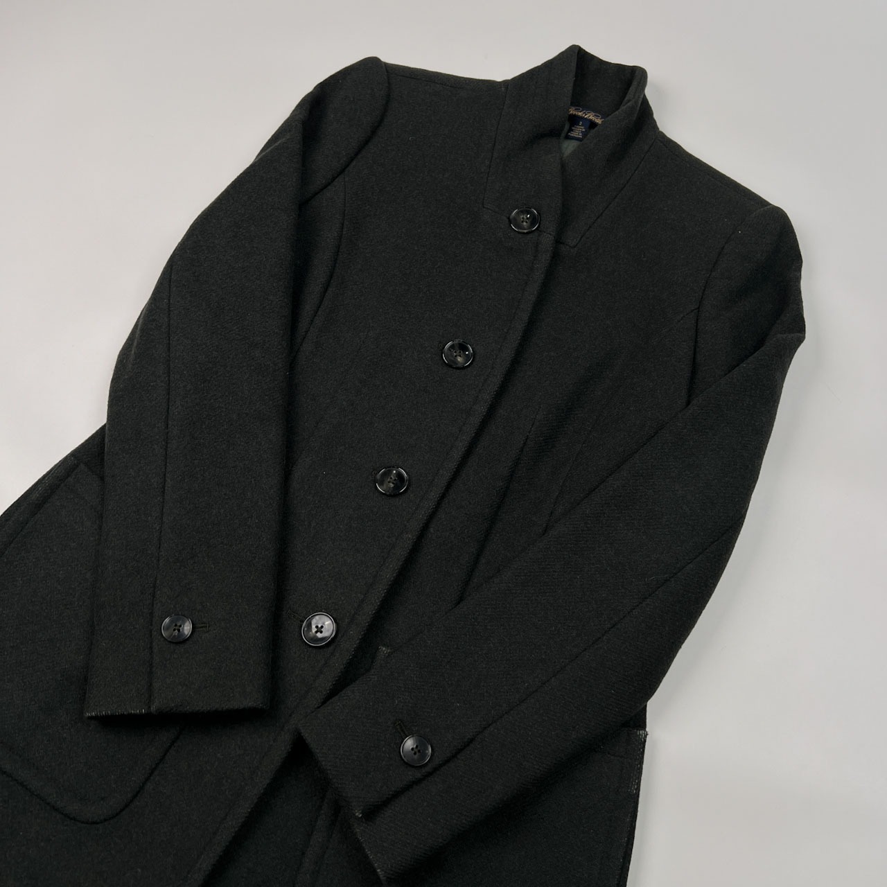 カシミヤ混 Brooks Brothers ブルックスブラザーズ イタリア製生地 ウール コート 2 /レディース/グリーン系