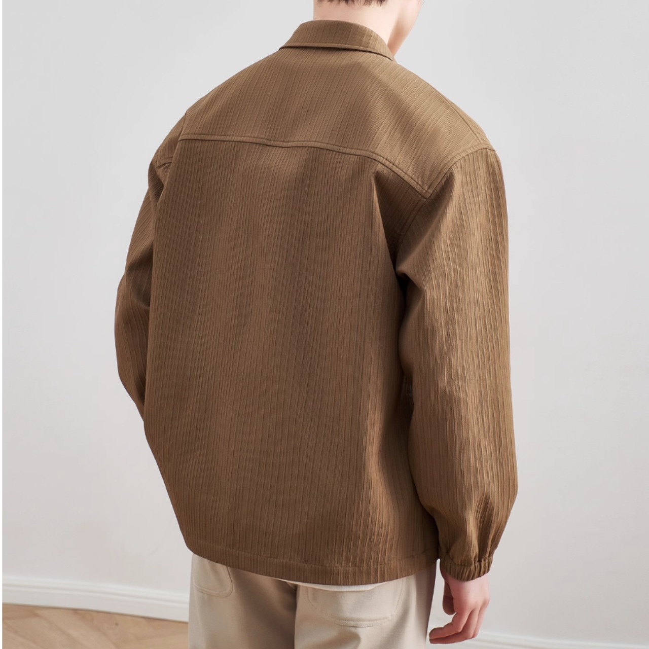 コントラストカラー カジュアルジャケット af0369