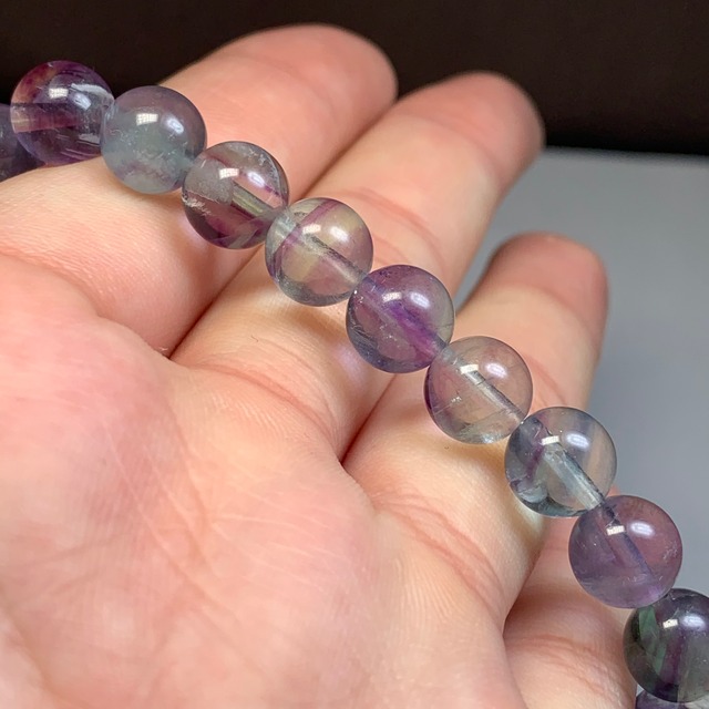 A54.繊細なグラデーションフローライト ブレスレット