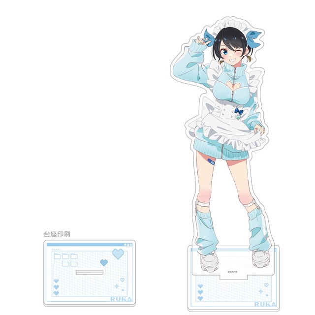 彼女、お借りします 描き下ろし特大アクリルスタンド(更科瑠夏/ジャージメイド)