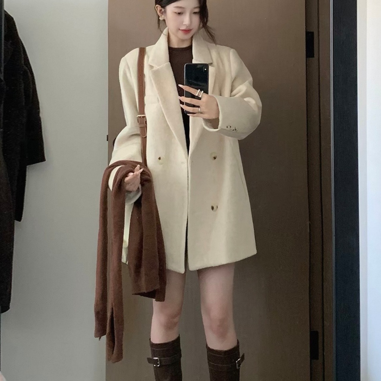 Cropped Wool Jacket