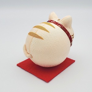 ちりめんのコロコロ猫！(薄茶)