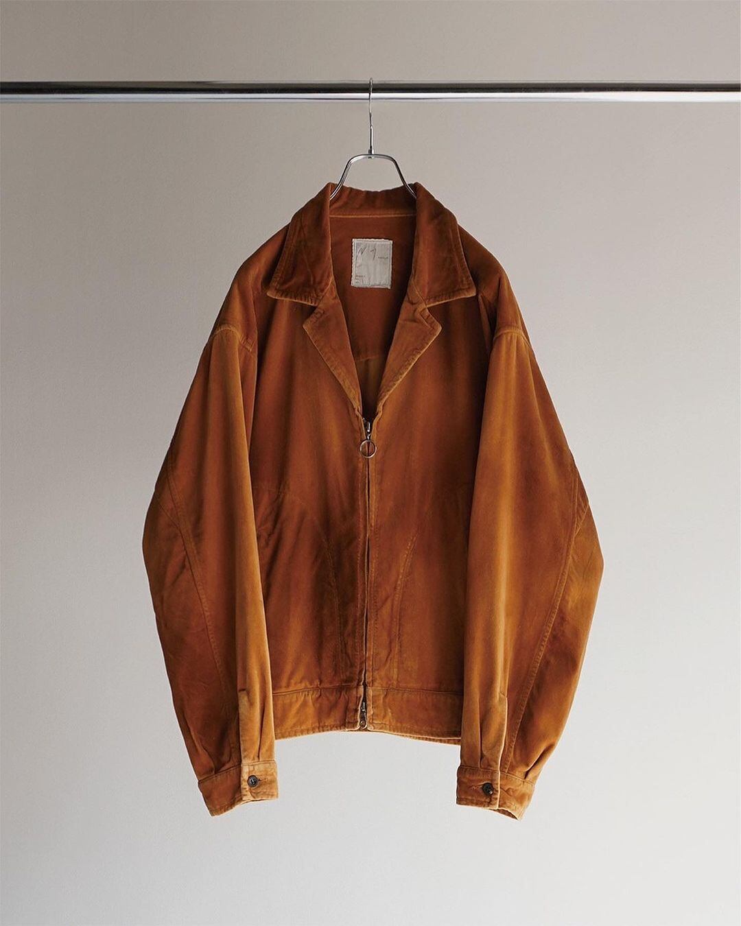 ANCELLM C/VELVET ZIPUP JACKET (BROWN) ANC-JK25 | IAAAM ONLINE STORE