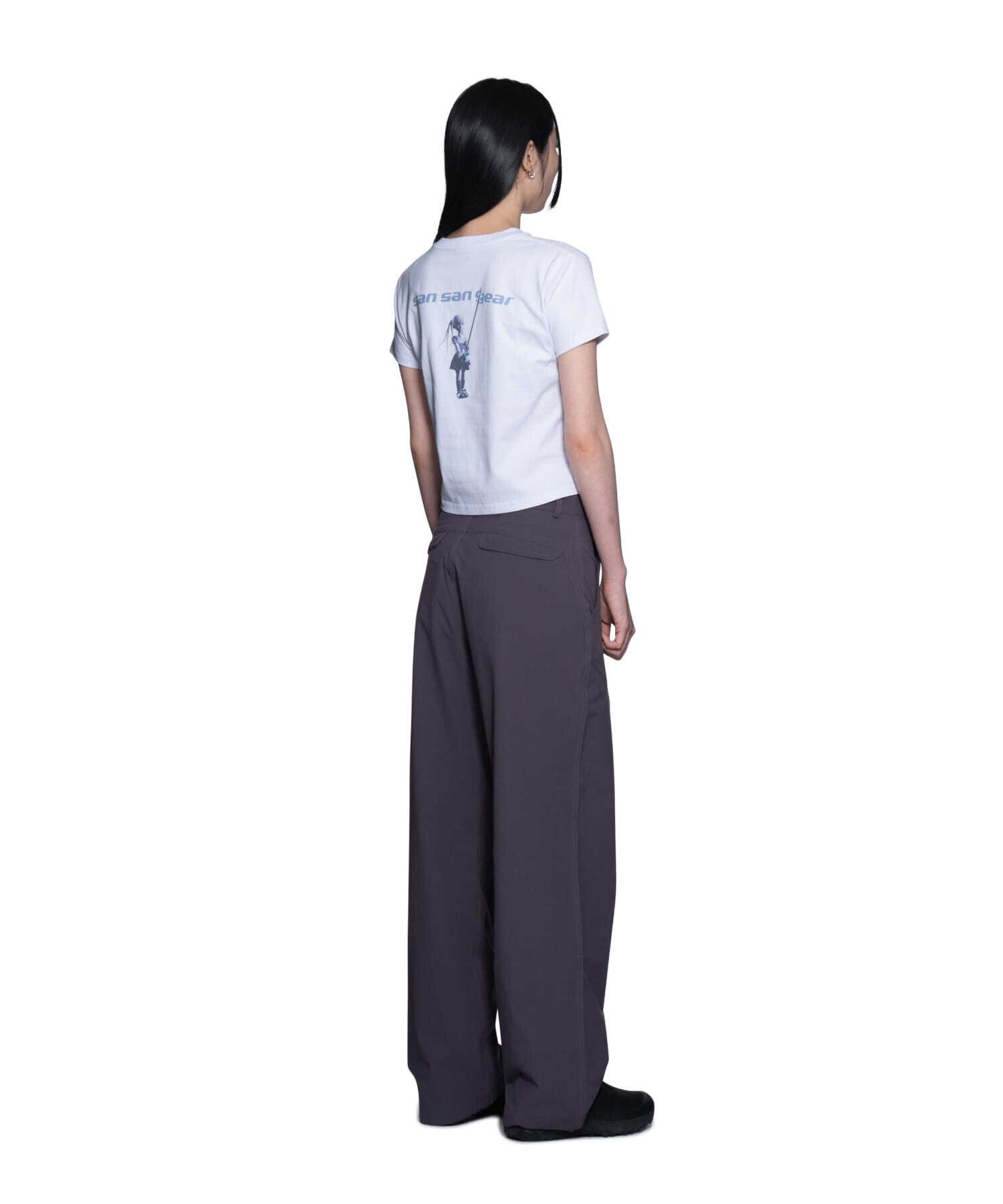 SAN SAN GEAR] 23SS SANSAN KOESY SLASH LOGO T-SHIRT WHITE 正規品