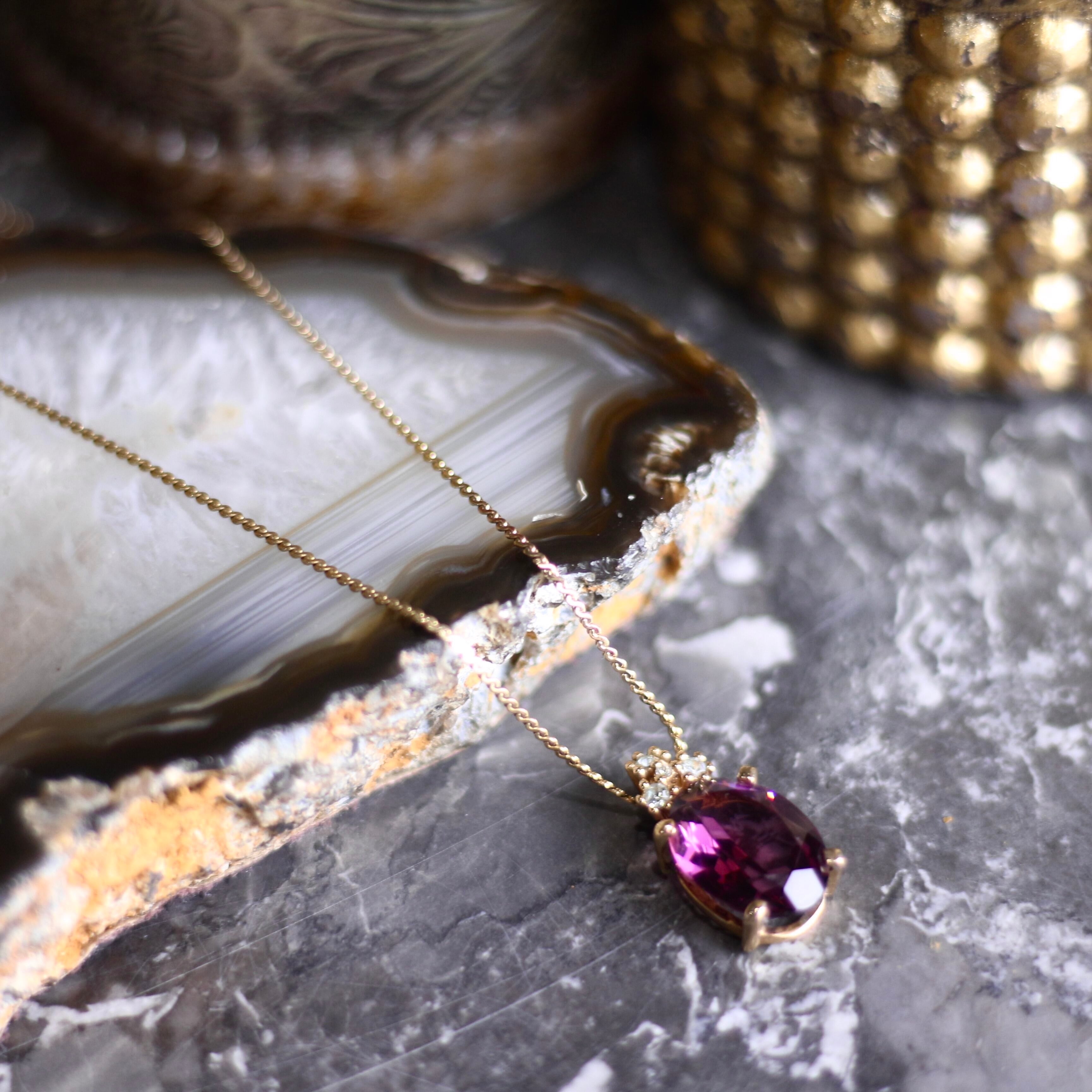 Christian Dior COLOR STONE DESIGN CHAIN NECKLACE/クリスチャン