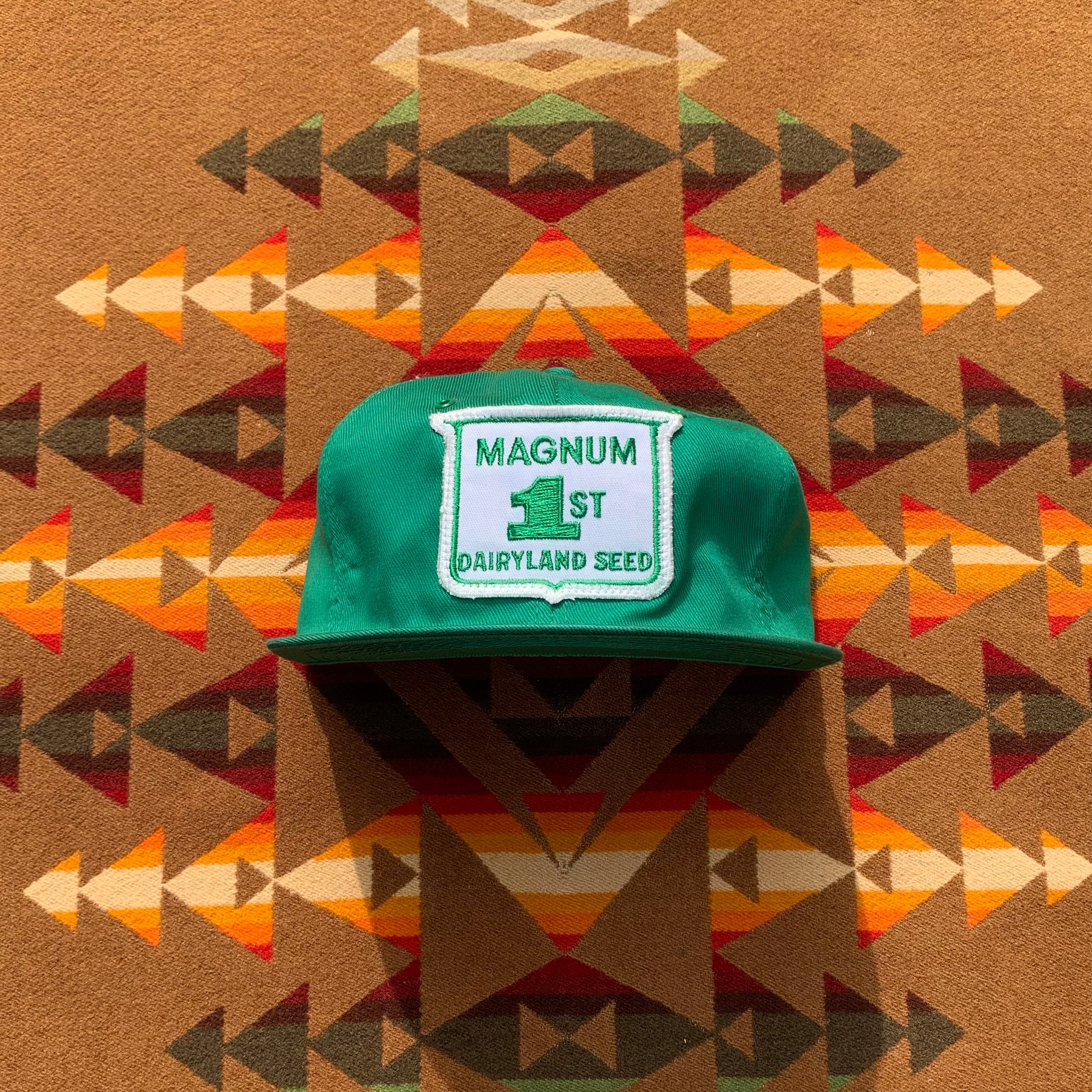 70's Deadstock "K-Brand” Trucker Hat "Magnum 1st Dairyland Seed"