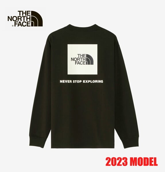 ノースフェイス ロンT 長袖 Tシャツ メンズ THE NORTH FACE ロングスリーブバックスクエアロゴティー NT82333 ブラック |  BEES HIGH powered by BASE