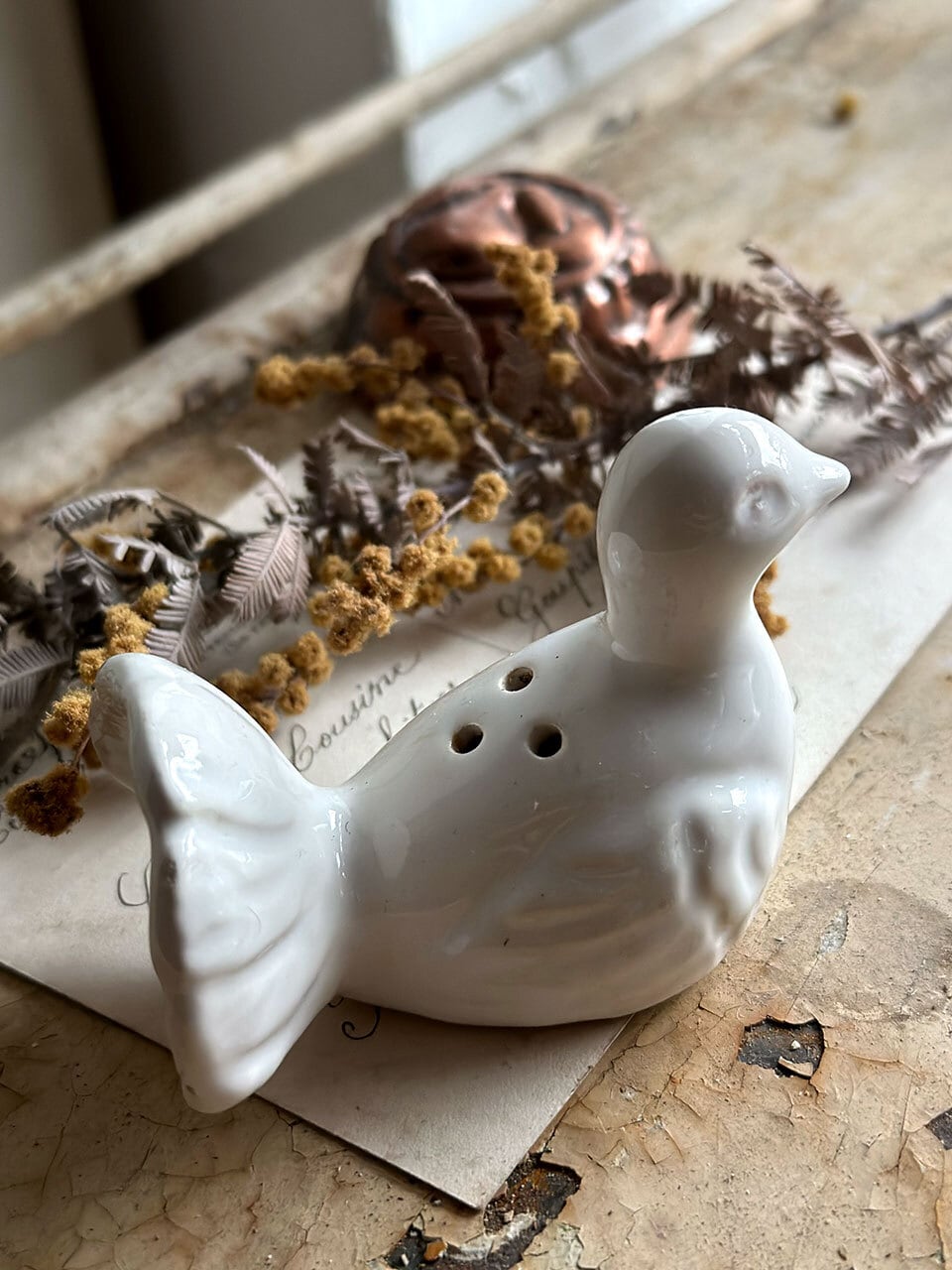 置物 アンティーク 白鳥 鋳物 置物 アンティーク 白鳥 鋳物 置物