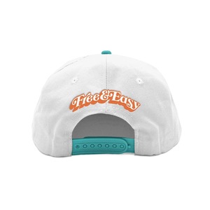 Free & Easy | Poppy Two Tone Short Brim Snapback Hat