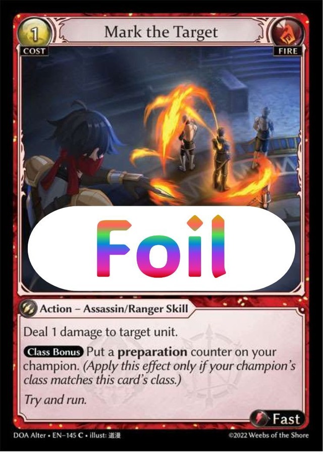 【DOA】Mark the Target Foil