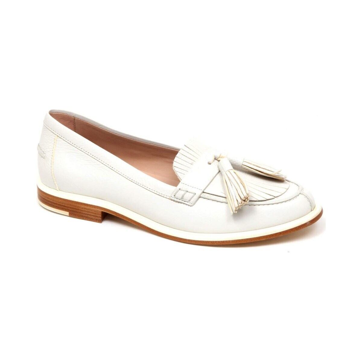 TOD'S トッズ レディース ローファー レザー アイボリー