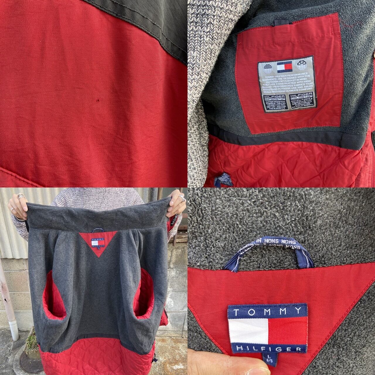 TOMMY HILFIGER トミーヒルフィガー 90年代 ナイロンジャケット 