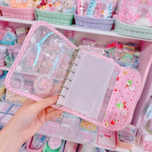 【N4】51-4バッグ風シール帳ミニ6穴(台紙10枚付き)