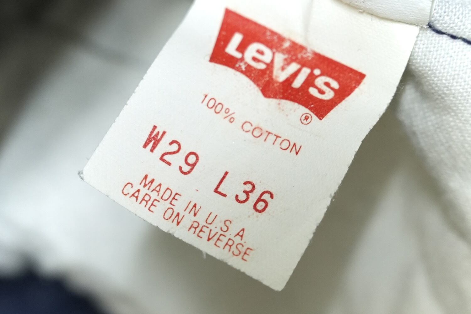 4262 Levi's リーバイス 501xx 501-5900 W29 L36 赤文字 米国製