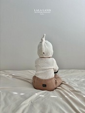 LALALAND 25/WI(Baby)Peach ribbed tee