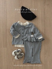 韓国子供服 / 26Autumn / Aosta / キキフリルパンツ / 秋服 *S~XXL*