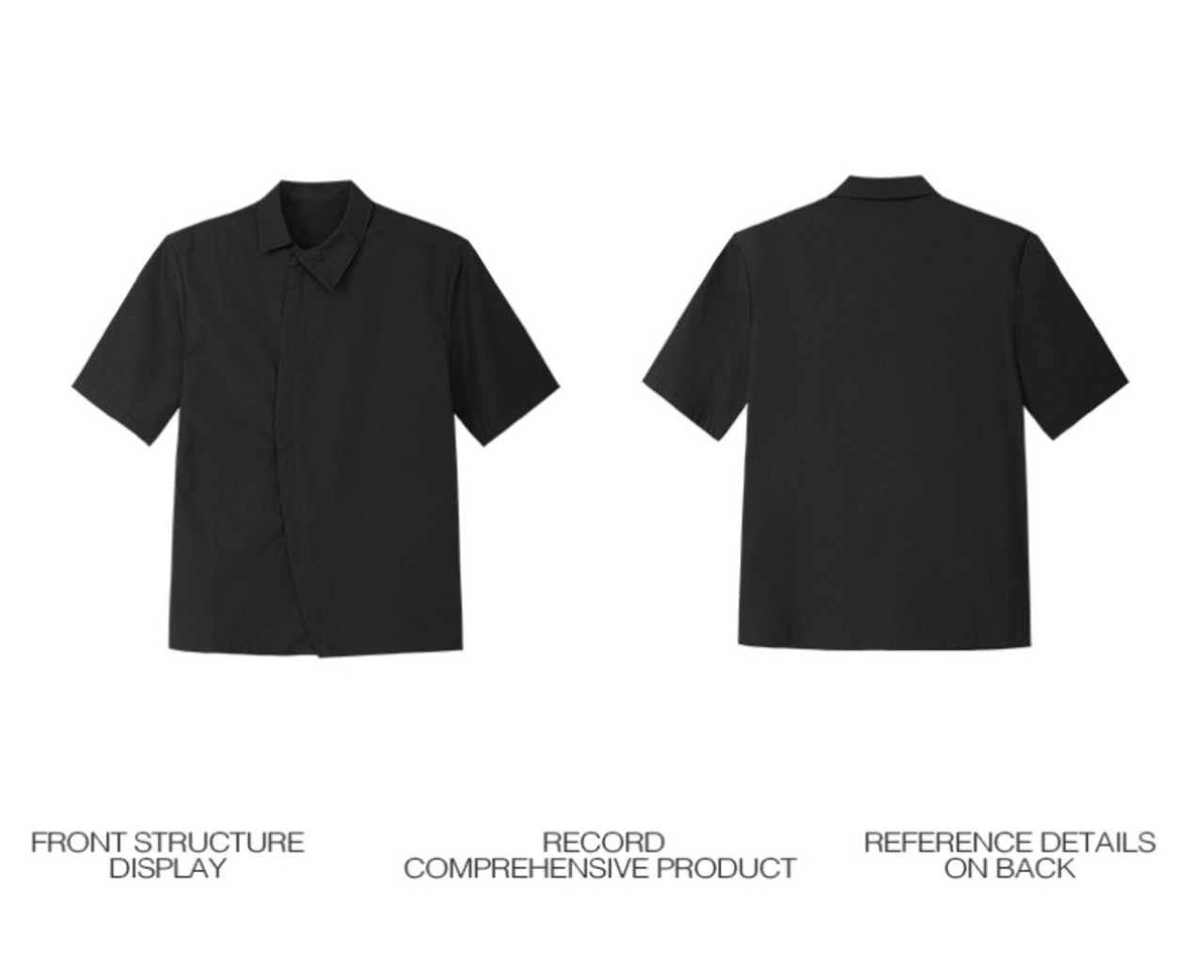 FRKM SCD 25SS 着脱式肩パッド 斜めネックシャツ半袖