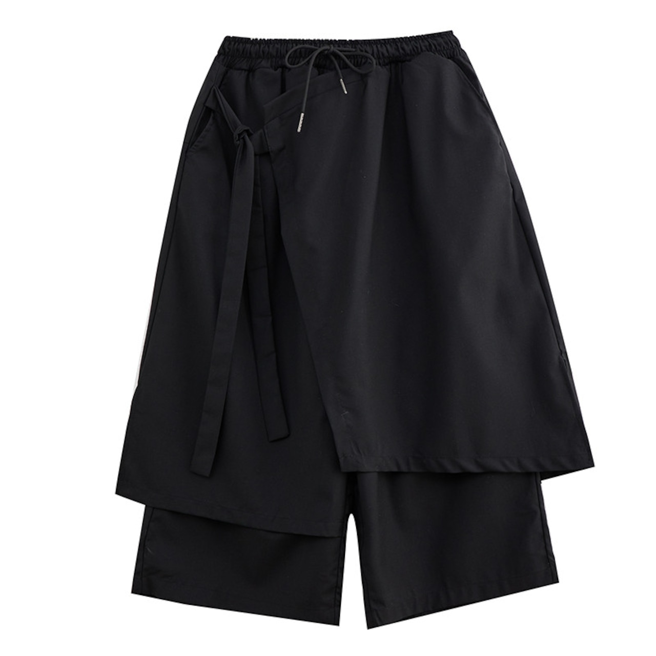 レイヤード風 ルーズ ワイドパンツ 00015