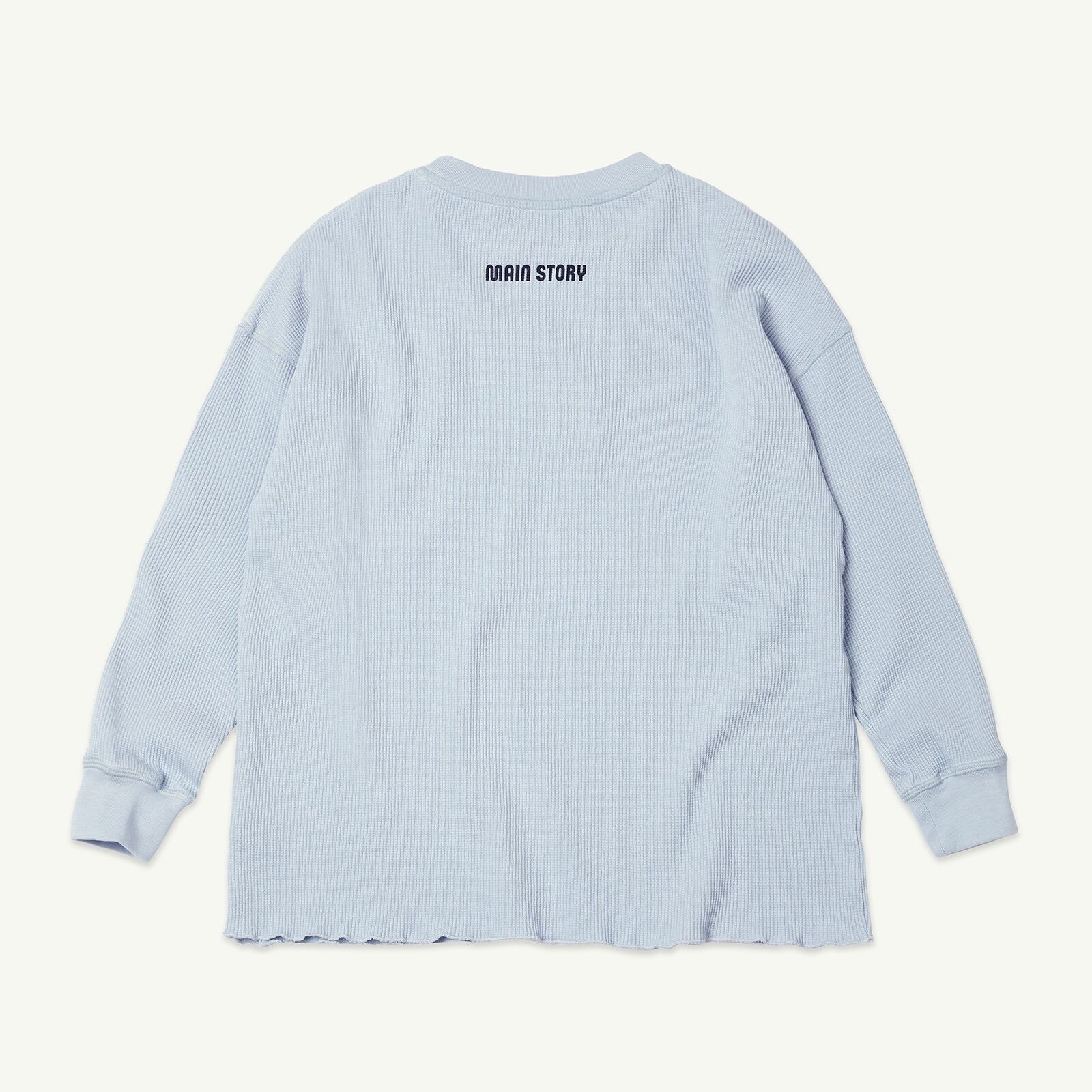 main story 2024AW》Waffle Tee / Grey Dawn | cirkel mote 