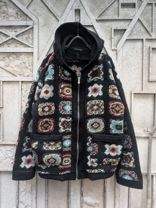 "GRANNY SQUARE KNIT FOODIE" made in italy