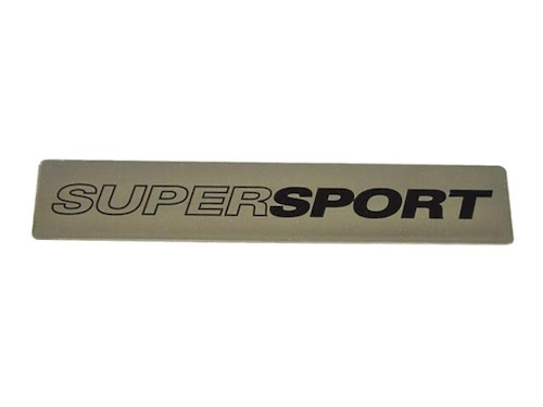 30V093A バッジ、「SUPERSPORT」、エンジンカムカバー