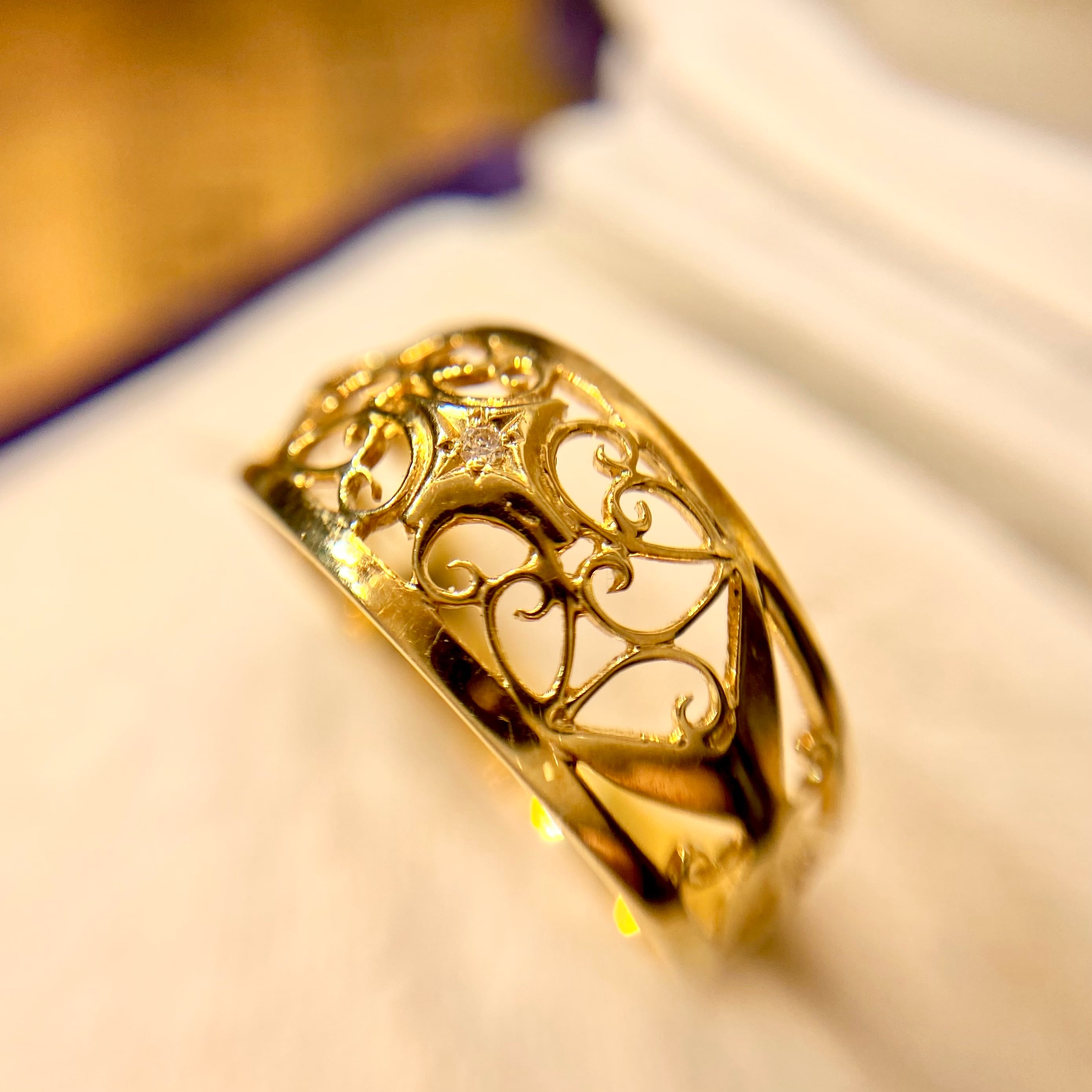 Japanese traditional ring〜昭和レトロリング レースのような Japanese traditional ring〜昭和レトロリング レースのような