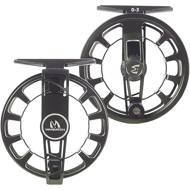 Maxcatch Minima 0/3wt フライリール 軽量クリッカードラッグシステム