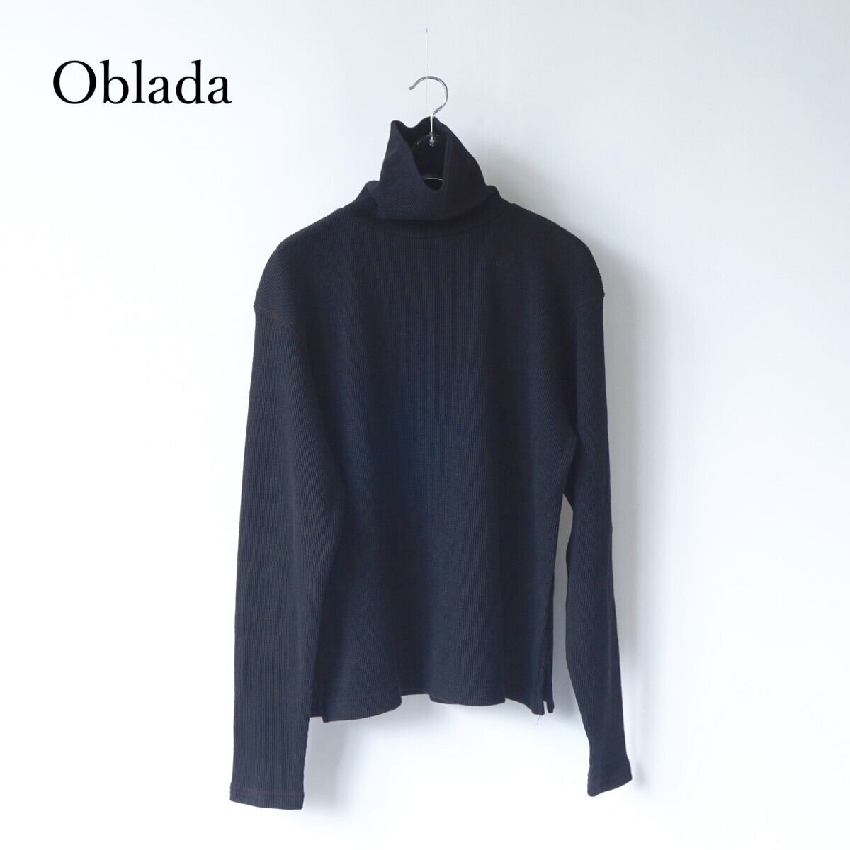 Oblada/オブラダ・WAFFLE PULLOVER | a flat shop powered by BASE