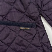 LAVENHAM ラベンハム フード付き キルティング ジャケット 36 /パープル系/イギリス製/英国製