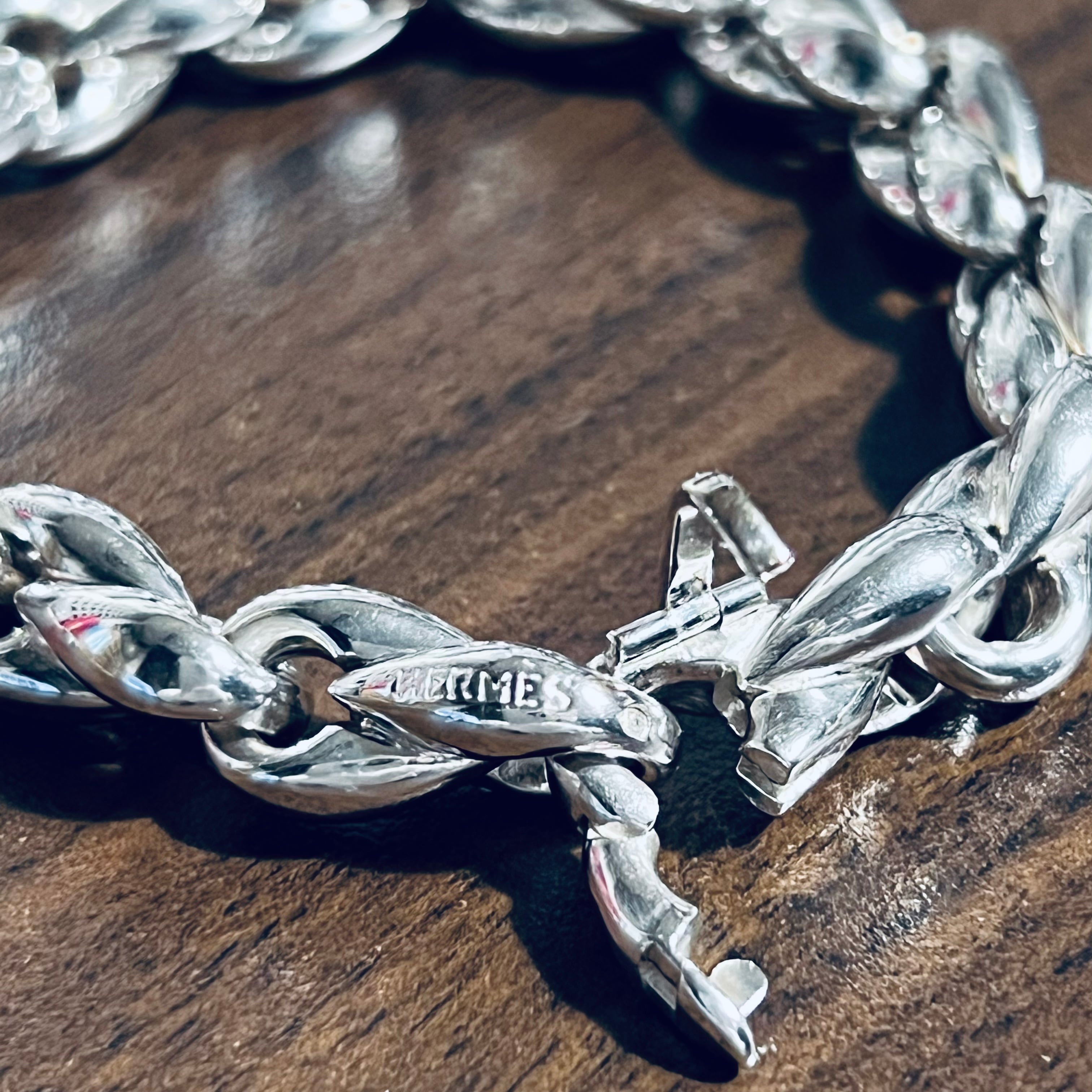 VINTAGE HERMES Graines des Champs Bracelet GM Sterling VINTAGE HERMES Graines des Champs Bracelet GM Sterling
